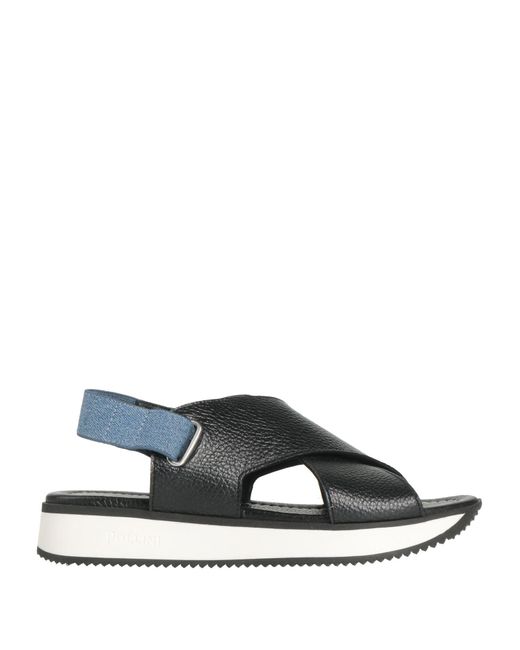 Pollini Black Sandals