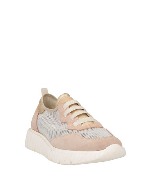 Pedro Miralles Natural Weekend Blush Sneakers Textile Fibers, Leather