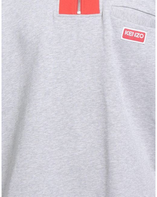 KENZO White Light Sweatshirt Cotton, Elastane, Polyester for men