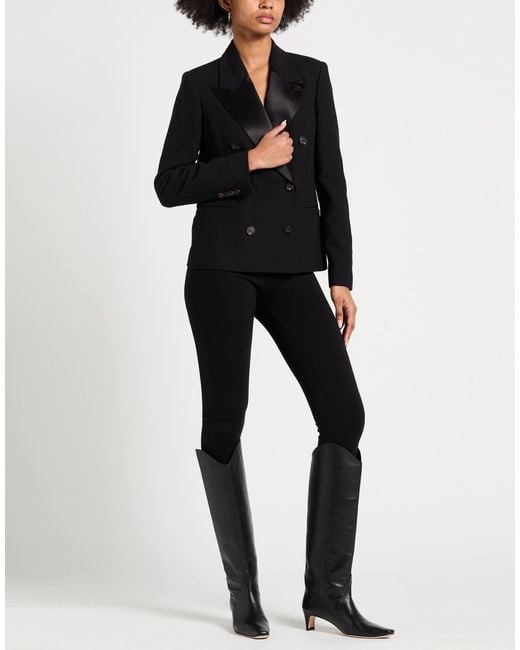 Brunello Cucinelli Black Blazer Cotton, Linen, Silk