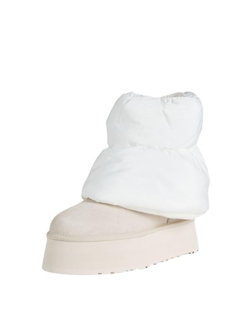 Ugg White Ankle Boots