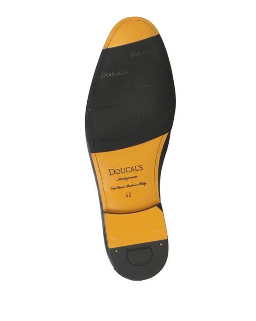 Doucal's Blue Panarea Loafers Leather for men