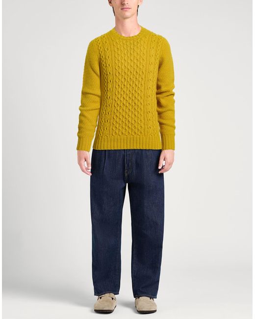 Drumohr Yellow Jumper for men