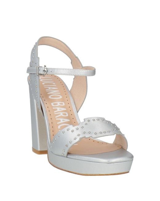 Luciano Barachini White Sandals