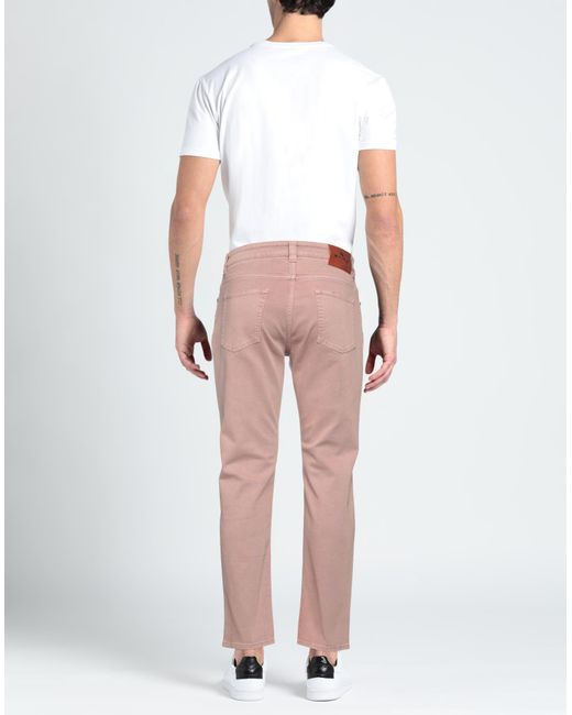 Etro Pink Denim Trousers for men
