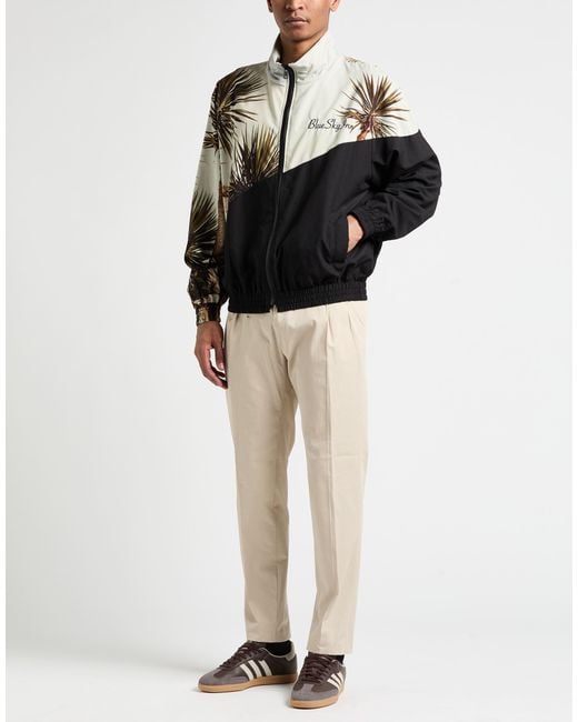 BLUE SKY INN Black Jacket Polyester for men