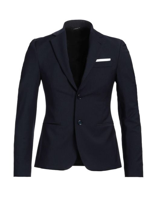 Daniele Alessandrini Blue Blazer for men