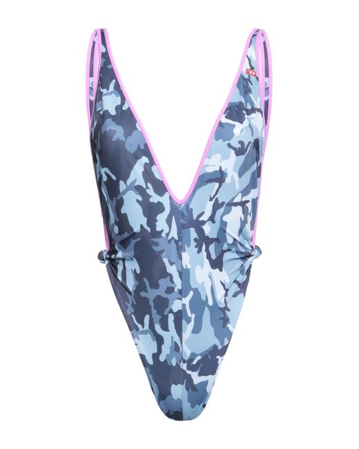 DIESEL Blue One-piece Swimsuit