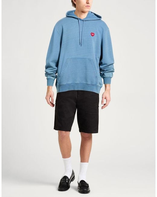Carhartt Blue Light Sweatshirt Cotton for men