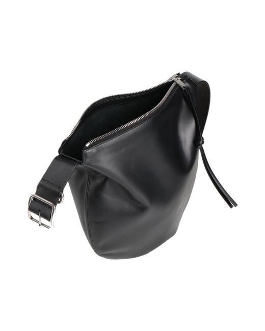 Jil Sander Black Cross-Body Bag Calfskin