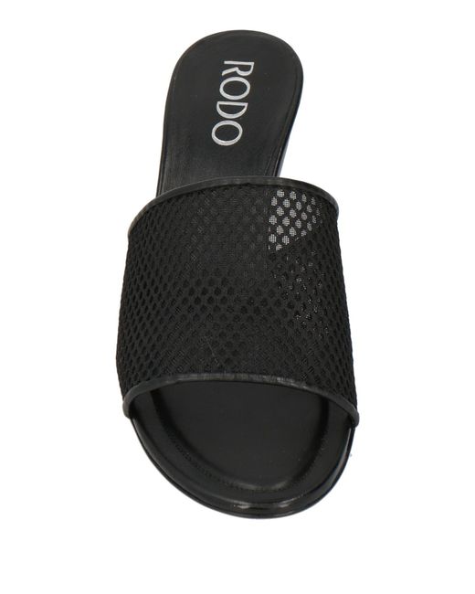Rodo Black Sandals