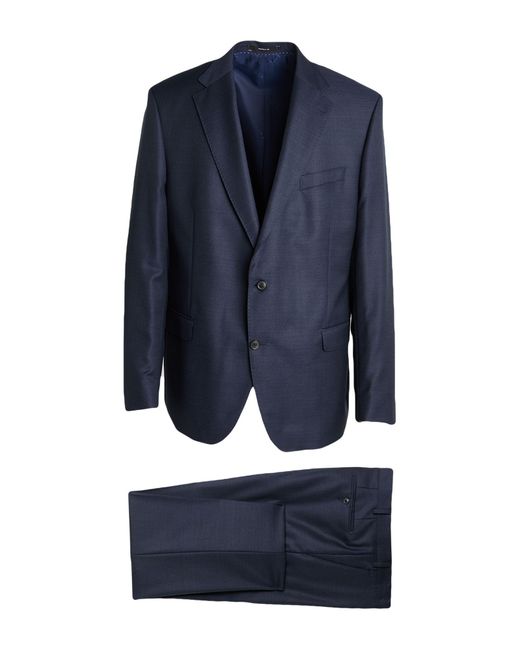DIGEL Blue Suit Virgin Wool for men