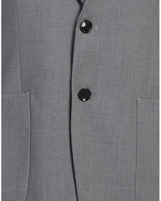 Liu Jo Gray Blazer Polyester, Viscose, Elastane for men