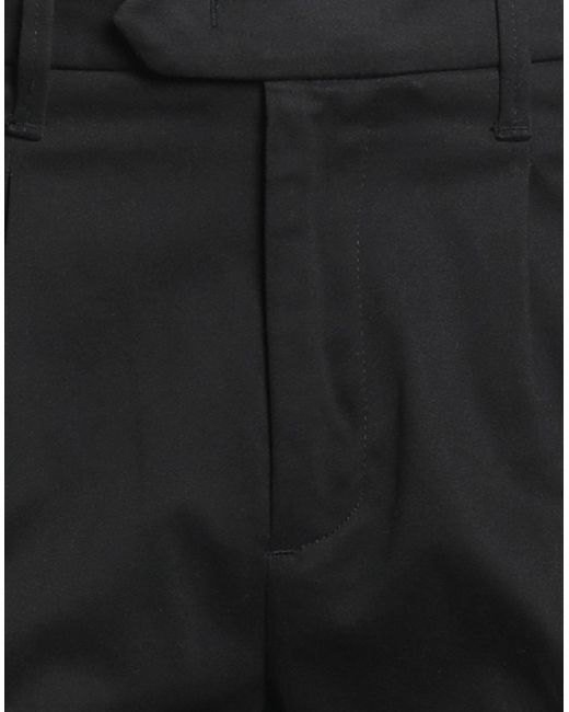 Alpha Studio Black Pants Polyester, Viscose, Elastane for men