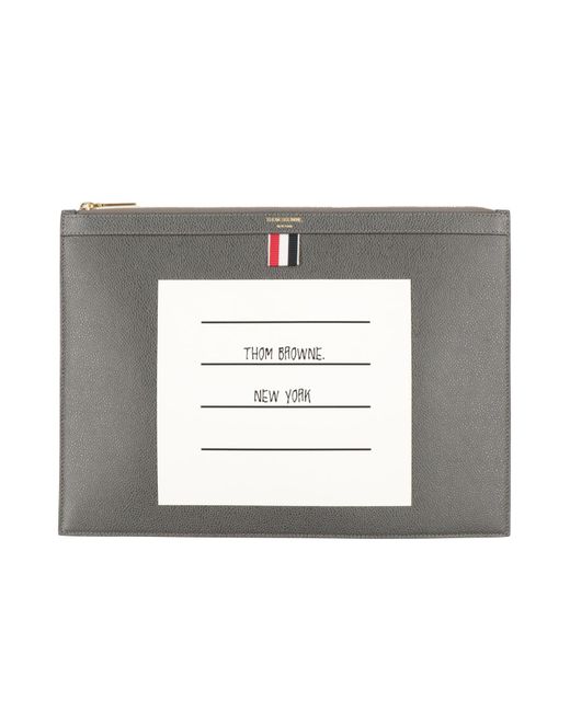 Thom Browne Metallic Pouch for men