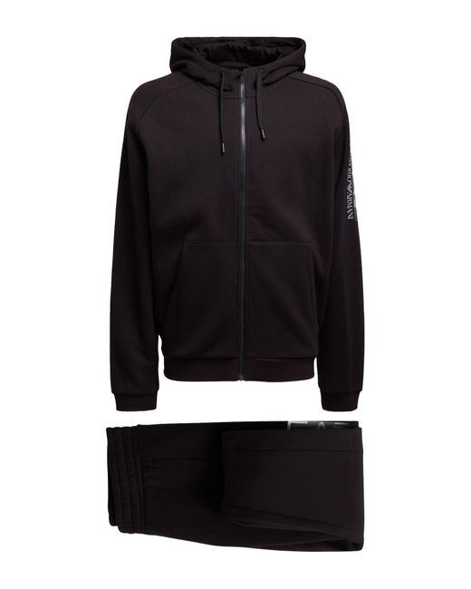 EA7 Black Tracksuit for men