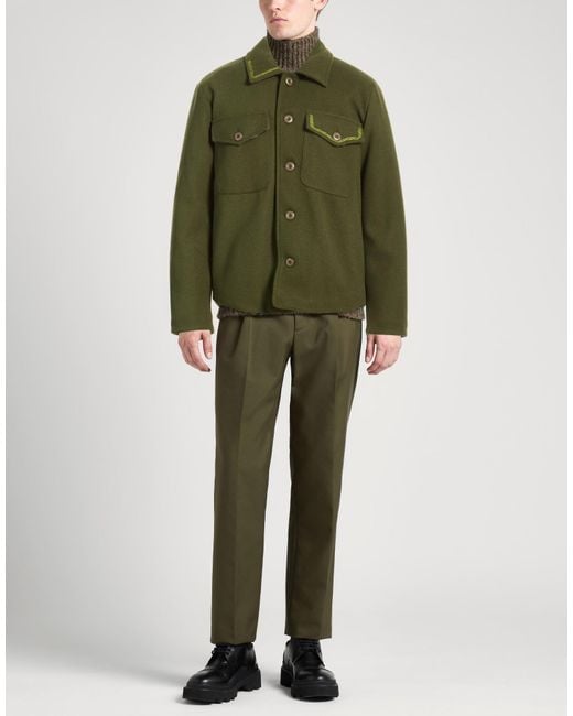 FRONT STREET 8 Green Jacket for men