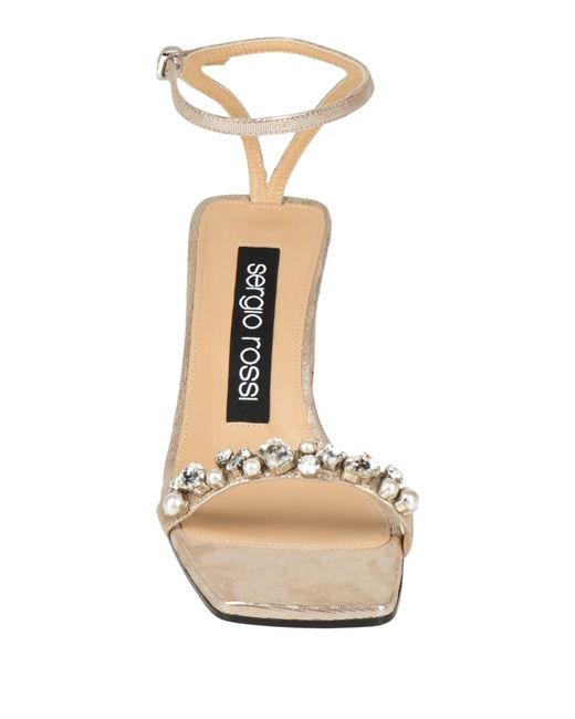 Sergio Rossi Natural Sandals