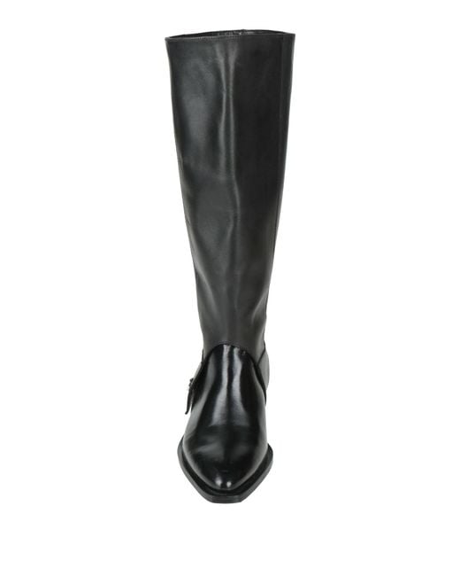 Alohas Black Boot Leather