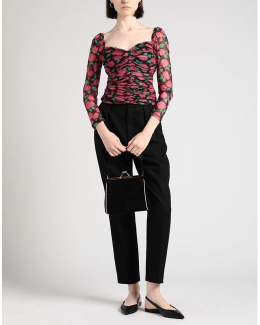 Pinko Red Top Polyester, Elastane