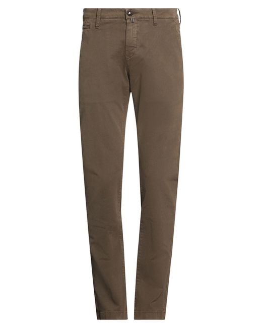 Jacob Cohen Gray Dark Pants Cotton, Lyocell, Elastane for men