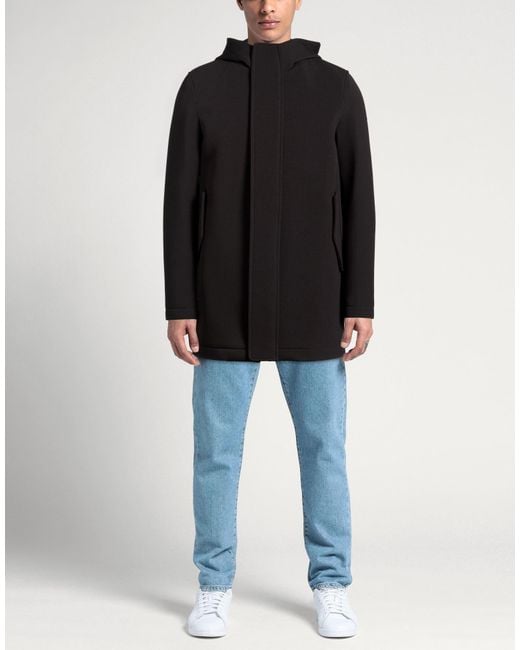 Manuel Ritz Black Coat for men