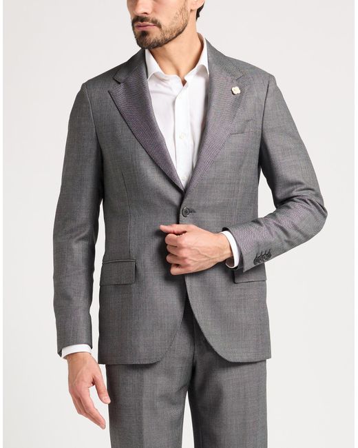 Traje Lardini de hombre de color Gray