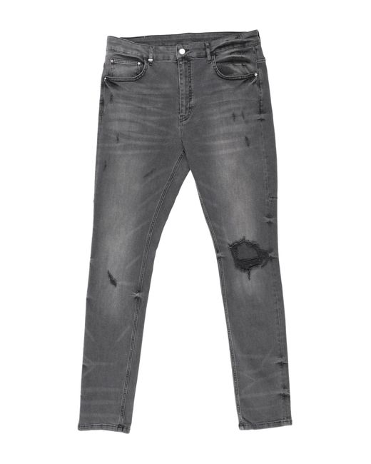 FLANEUR HOMME Gray Jeans for men