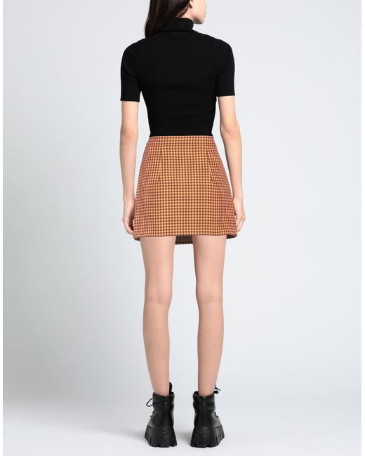 Marni Orange Mini Skirt
