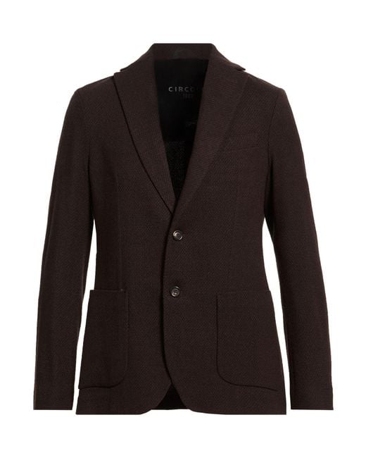Circolo 1901 Black Blazer Virgin Wool, Elastane for men