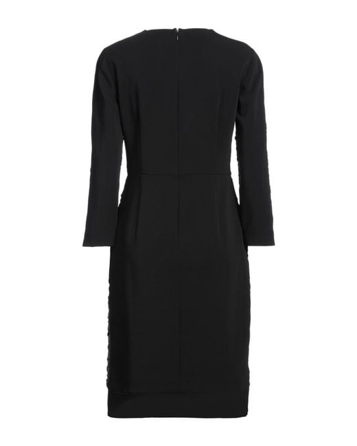 N°21 Black Midi Dress Polyamide, Polyester, Elastane, Polyurethane, Modal