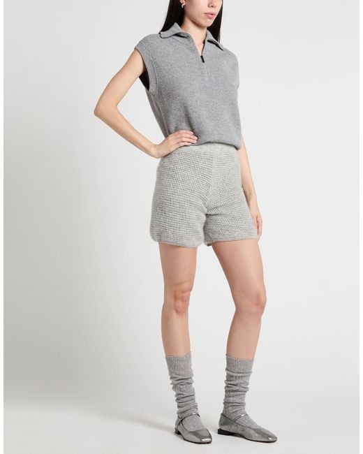 Peserico Gray Shorts & Bermuda Shorts