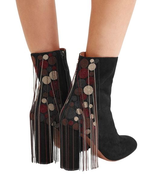 Chloé Black Ankle Boots