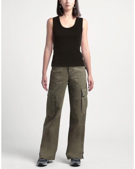 Wardrobe NYC Black Tank Top Cotton, Elastane