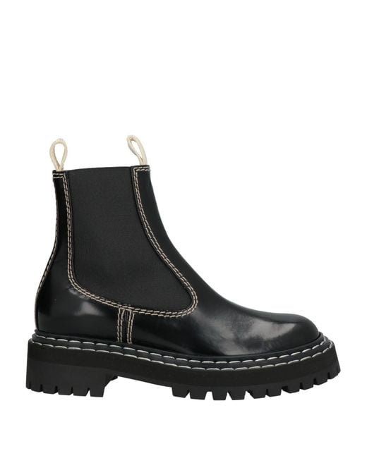 Proenza Schouler Black Ankle Boots