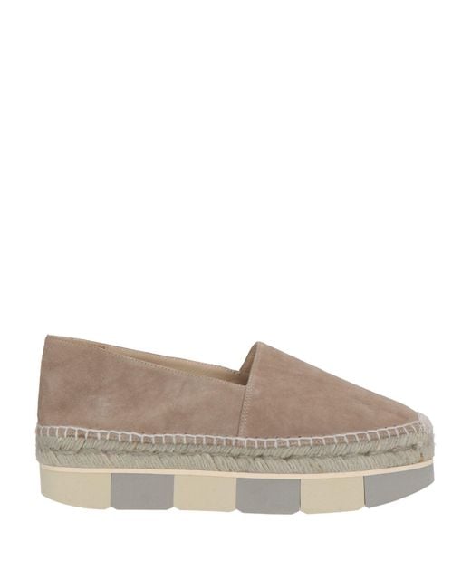 Paloma Barceló Gray Espadrilles Leather