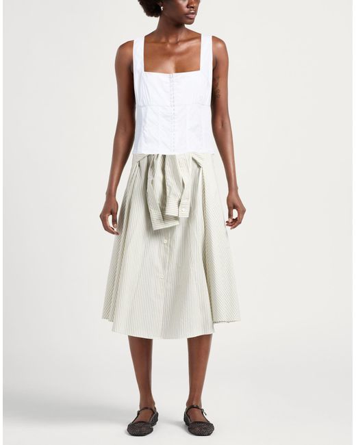 Guess White Top Cotton, Nylon, Elastane