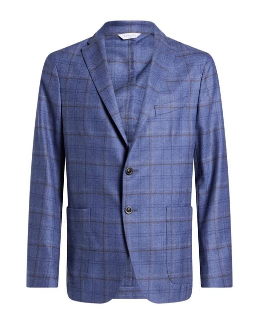 Boglioli Blue Blazer for men