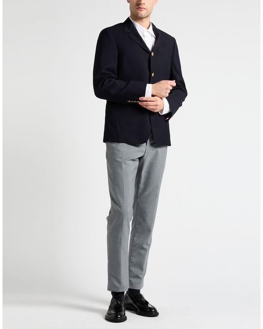 Thom Browne Blue Blazer Wool for men