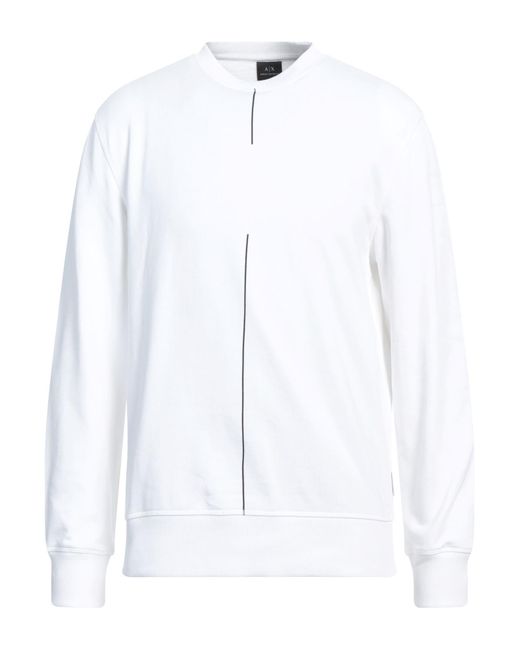 Armani Exchange Sweatshirt in White für Herren
