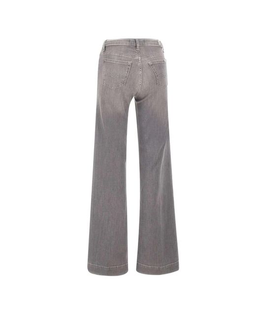 Pantalon en jean 7 For All Mankind en coloris Gray