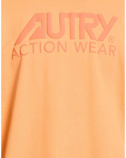 Autry Orange Sweatshirt for men