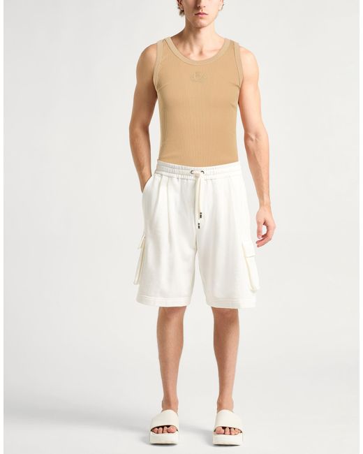 Fendi Natural Tank Top Polyamide, Elastane for men