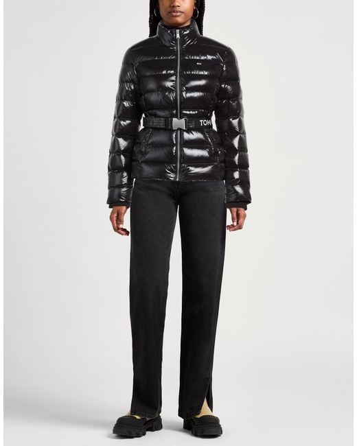 Tommy Hilfiger Black Puffer Polyamide, Polyester, Elastane