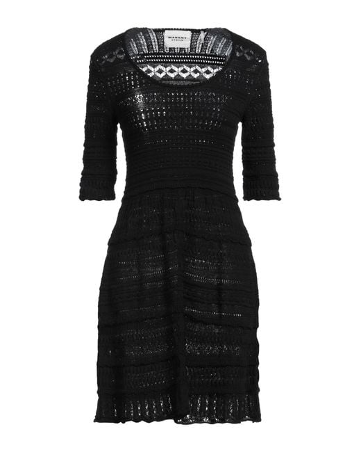 Isabel Marant Black Mini Dress Cotton