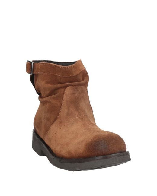 Bikkembergs Brown Ankle Boots Leather