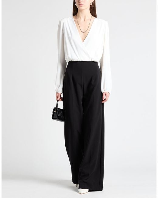 Twinset Black Jumpsuit Polyester, Elastane