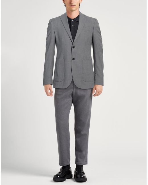 Liu Jo Gray Blazer Polyester, Viscose, Elastane for men