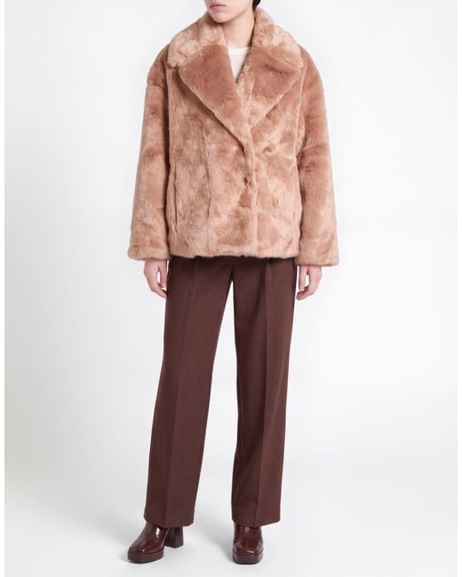 Jakke Pink Shearling & Teddy