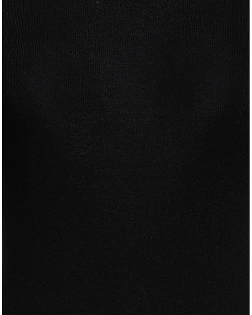 Akep Black Midi Dress Viscose, Polyester, Polyamide